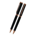 New product ideas 2020 custom logo rose gold metal pen promotional personalized black ballpoint pen